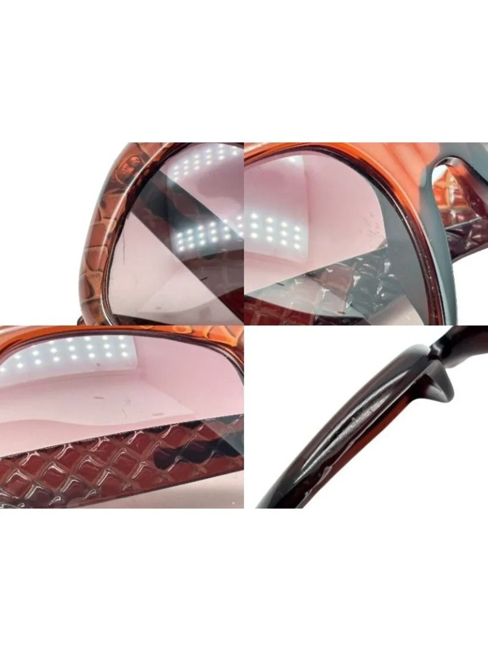 Bottega Veneta Sunglasses Eyewear B S Intrecciato Brown
